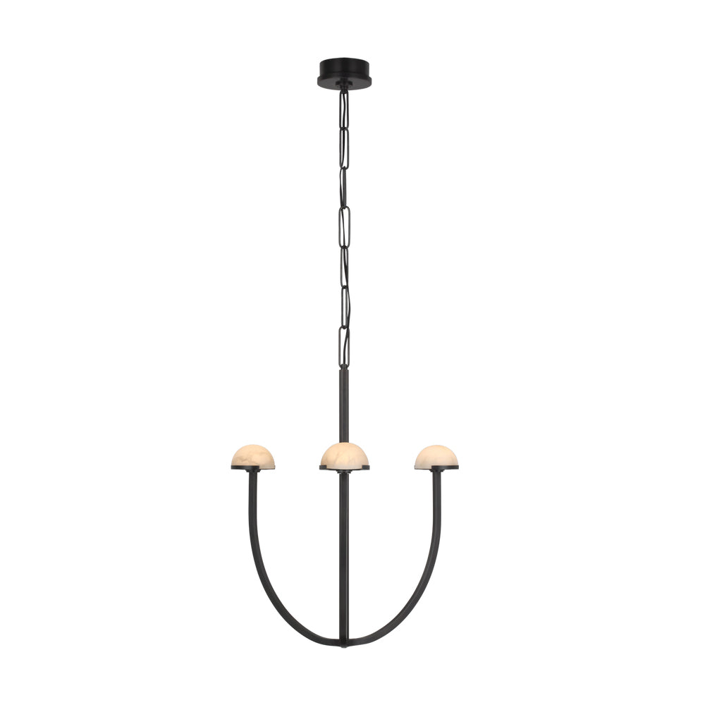 Urenwood Alabaster Chandelier-Moonnatur