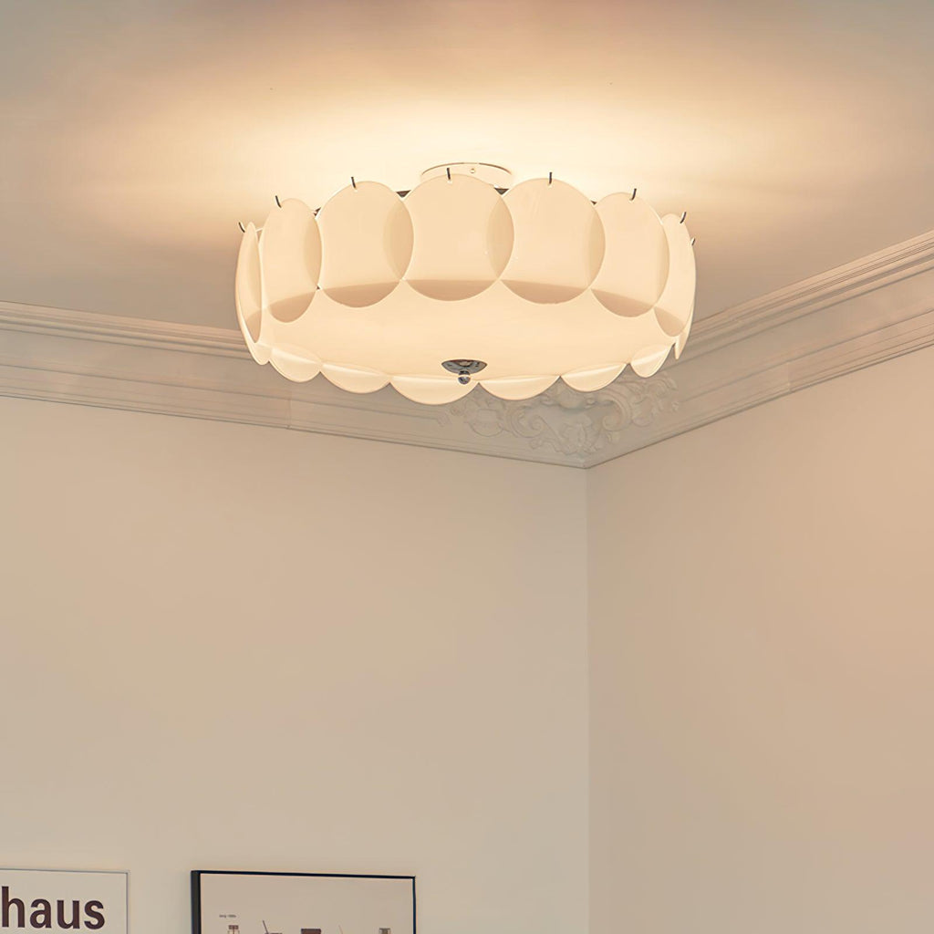 Helmara Glass Ceiling Light-Moonnatur