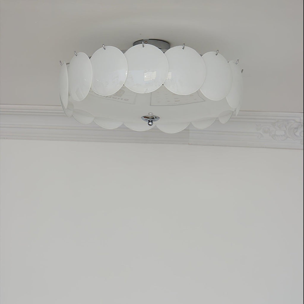 Helmara Glass Ceiling Light-Moonnatur