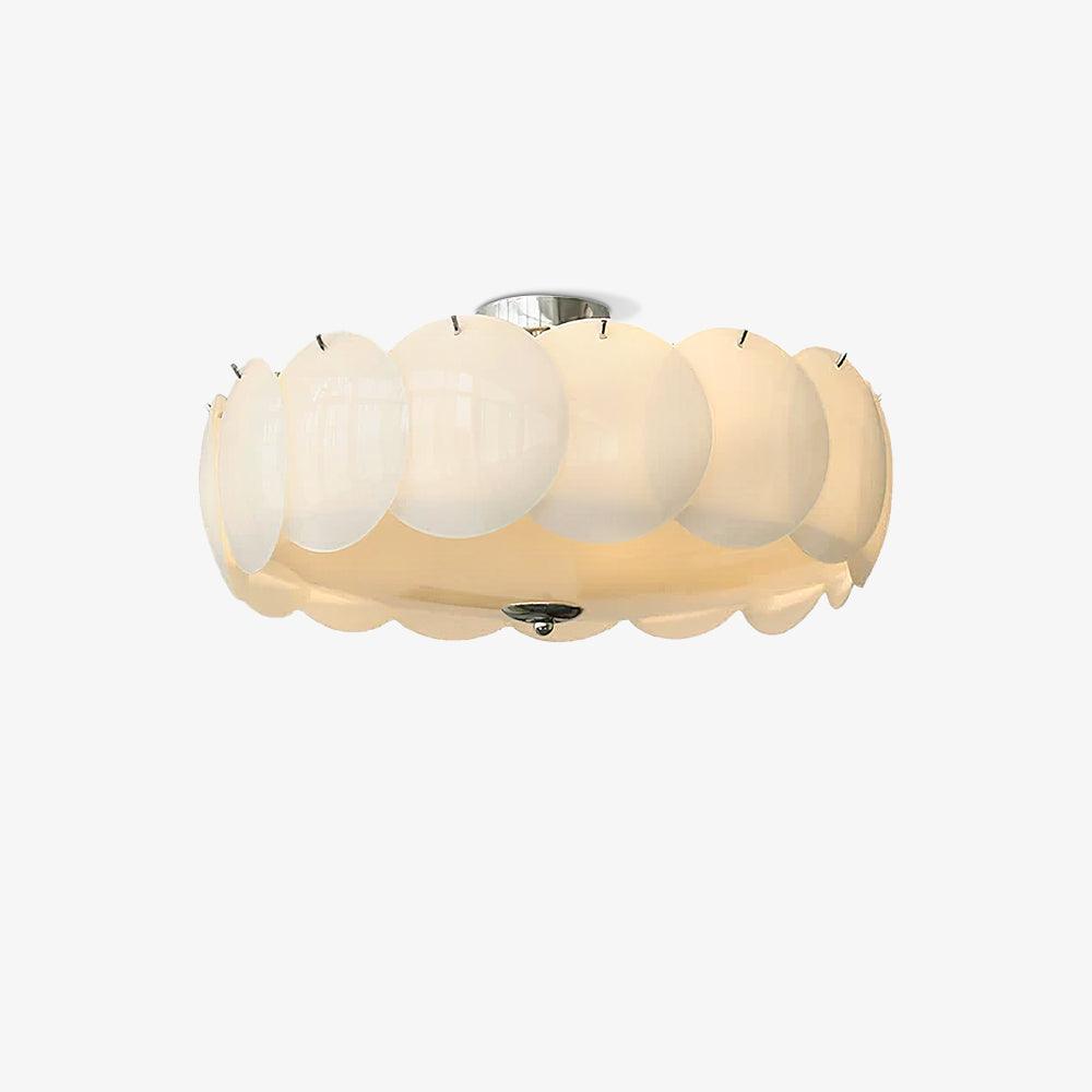 Helmara Glass Ceiling Light-Moonnatur