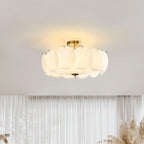 Helmara Glass Ceiling Light-Moonnatur