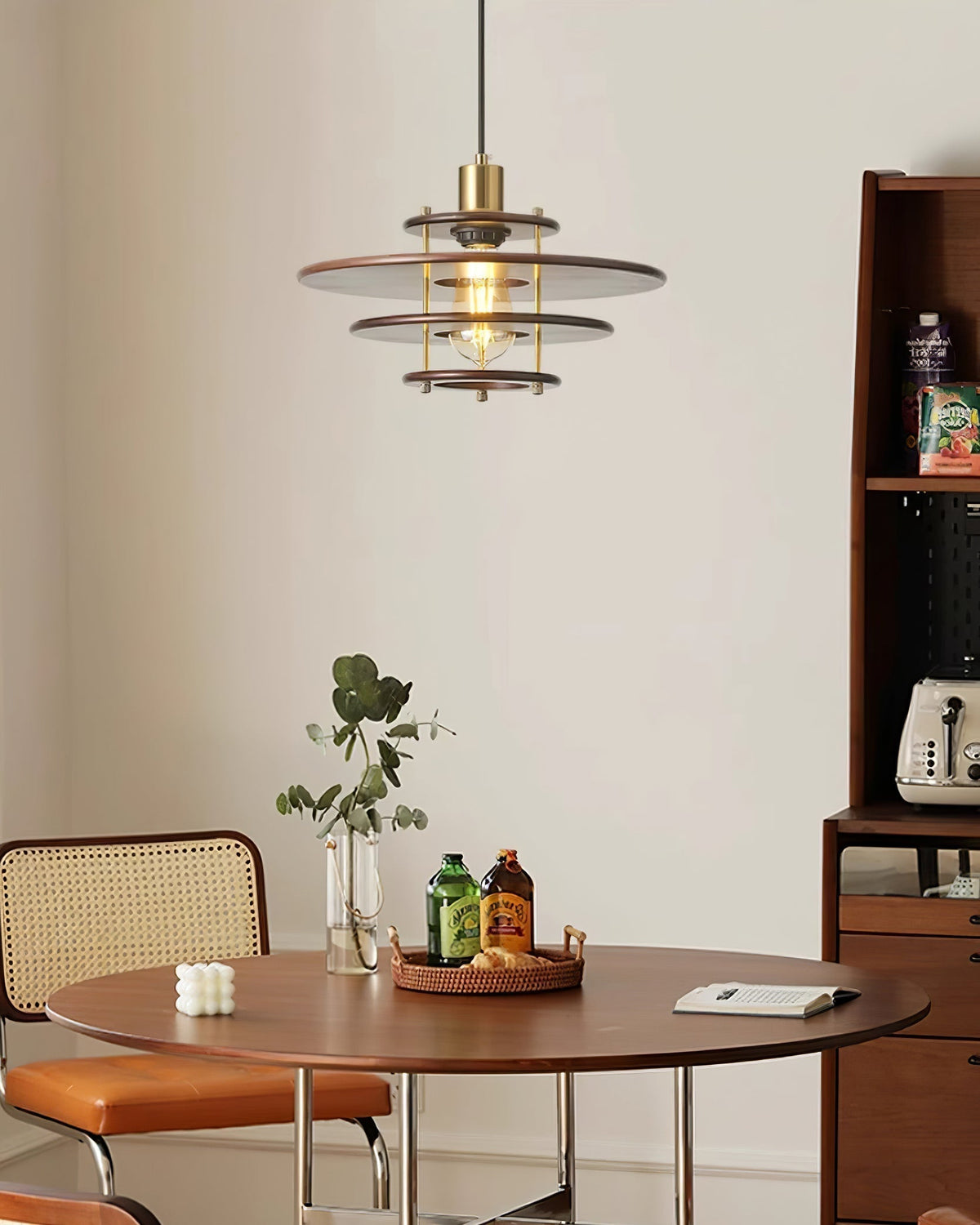 Oakenina Wood Pendant Light-Moonnatur