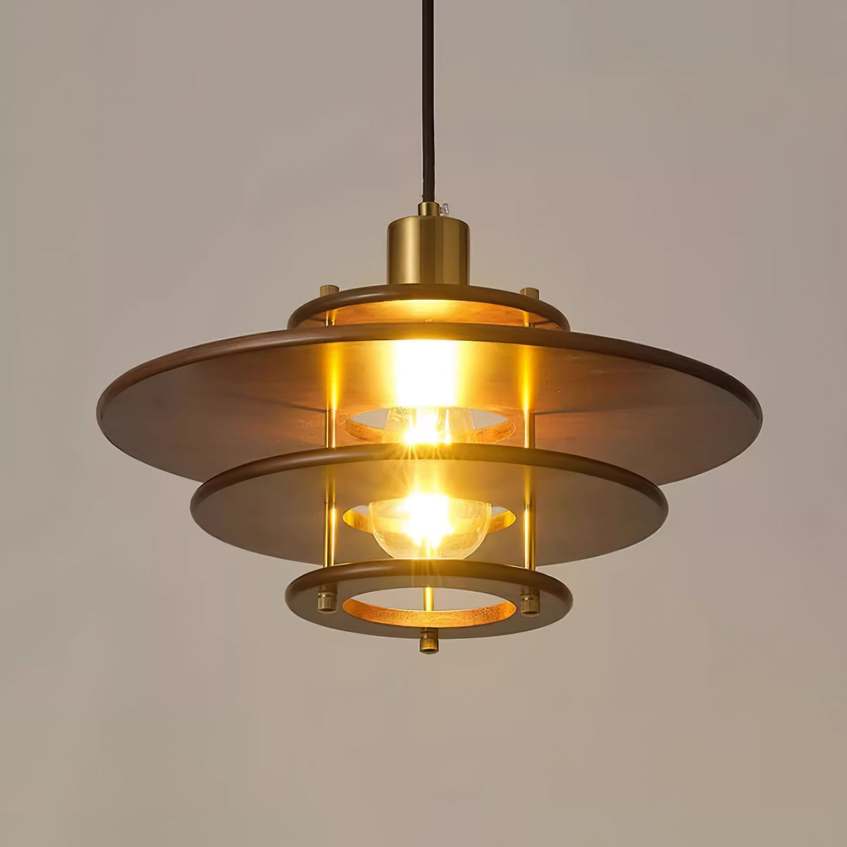 Oakenina Wood Pendant Light-Moonnatur