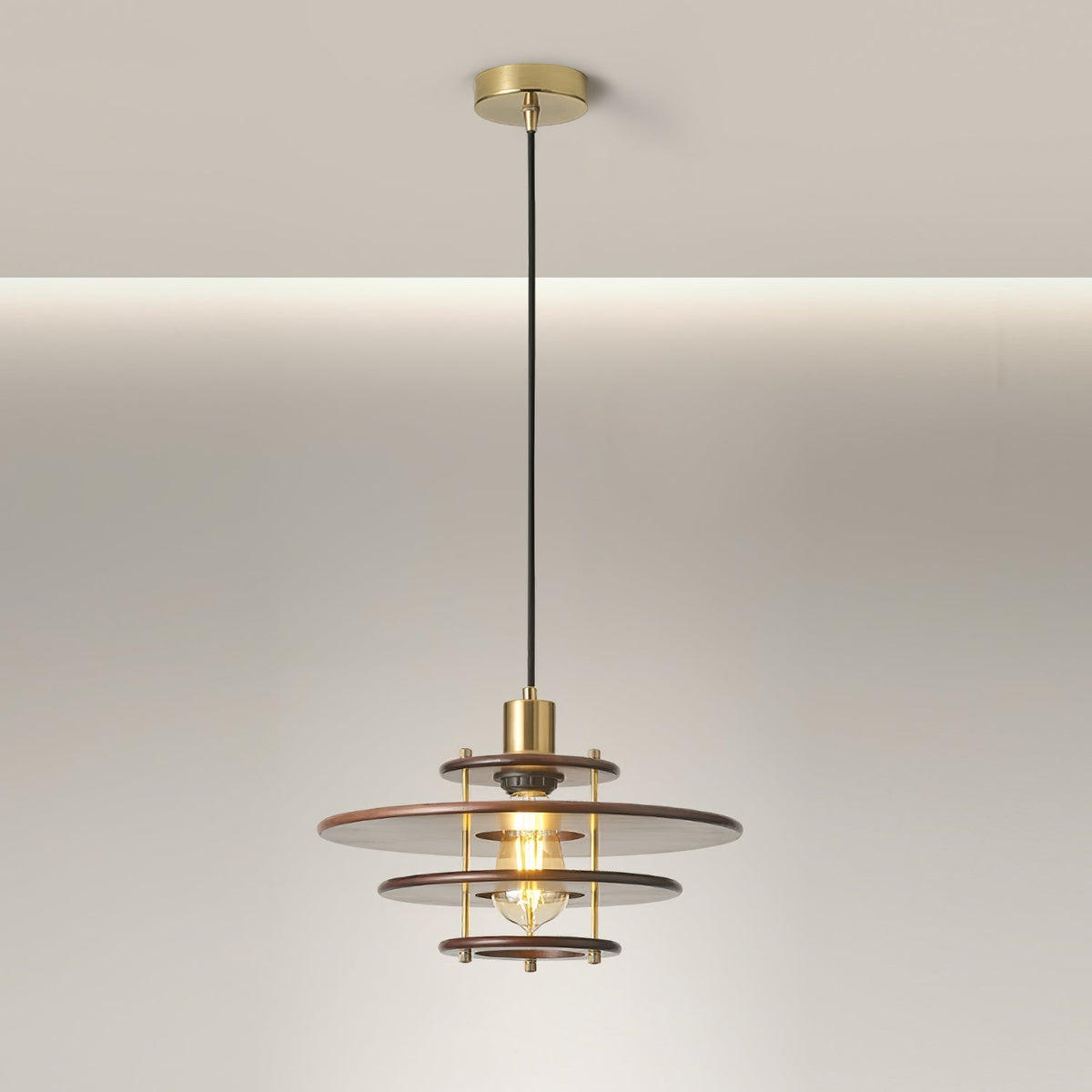 Oakenina Wood Pendant Light-Moonnatur