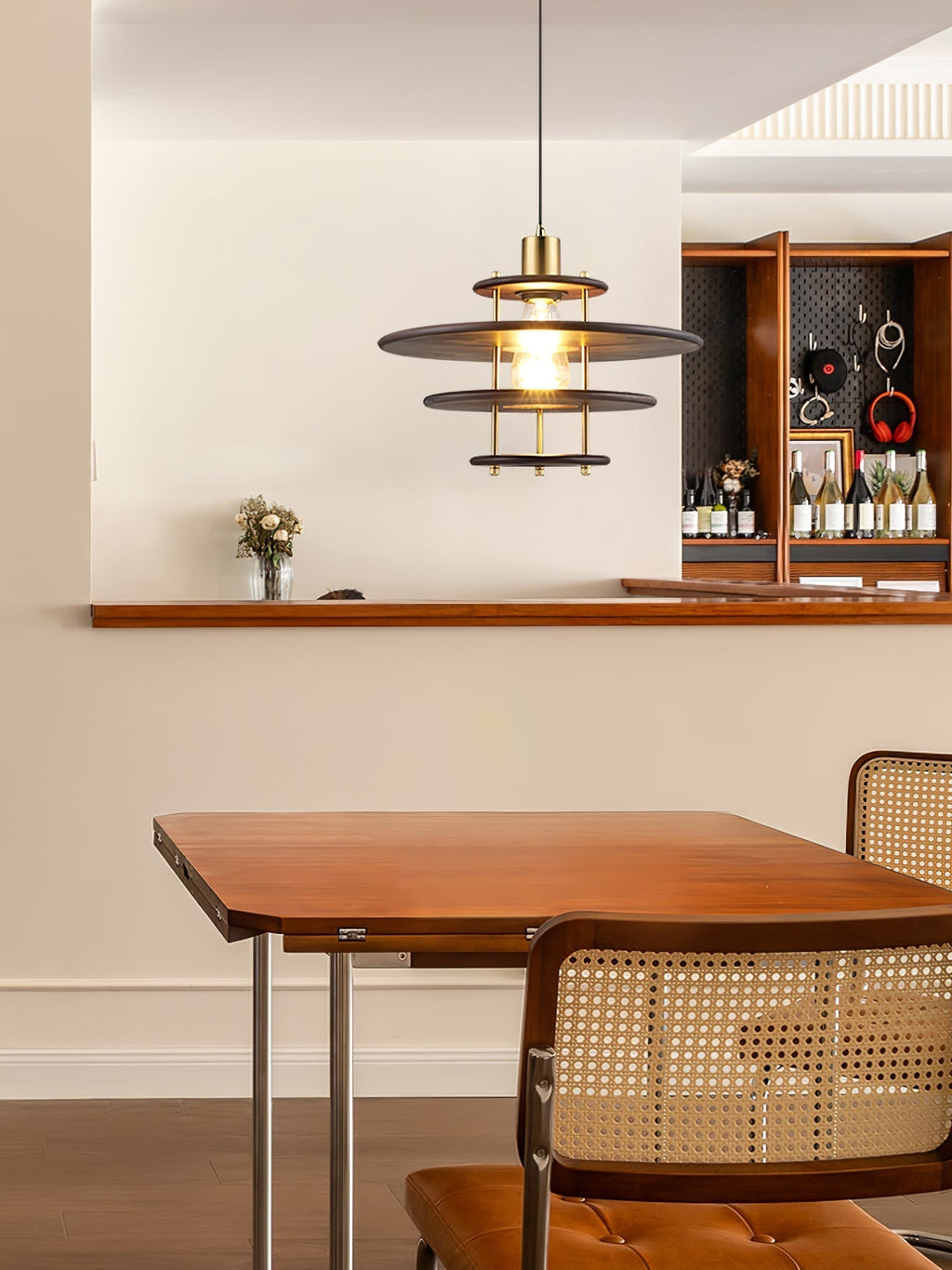 Oakenina Wood Pendant Light-Moonnatur