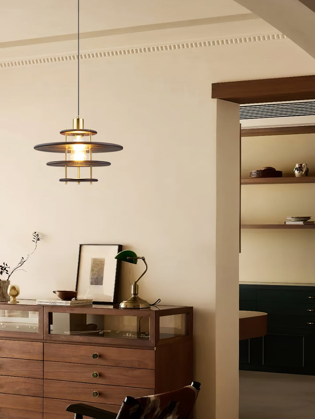 Oakenina Wood Pendant Light-Moonnatur