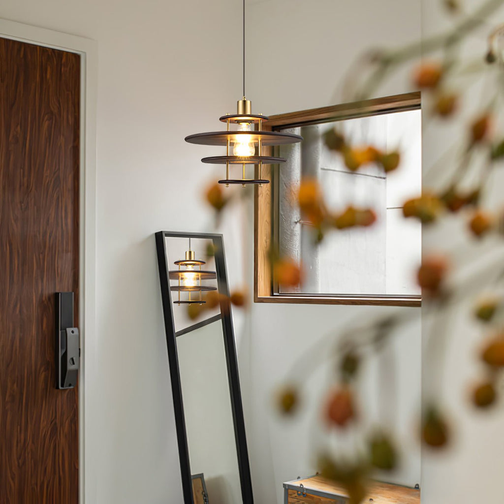 Oakenina Wood Pendant Light-Moonnatur