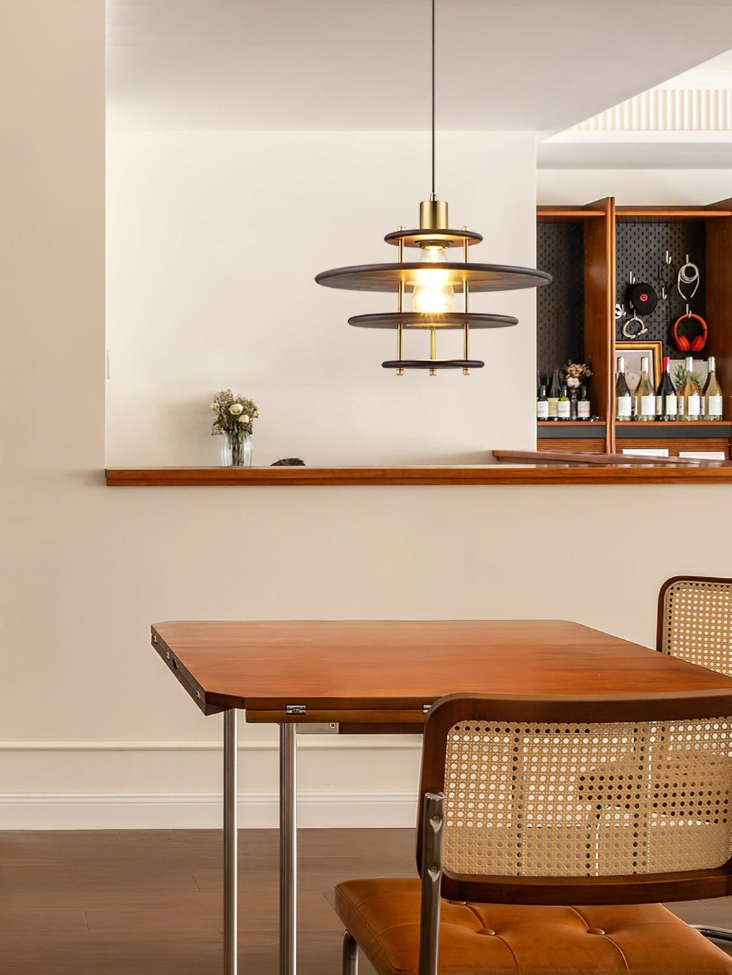 Oakenina Wood Pendant Light-Moonnatur