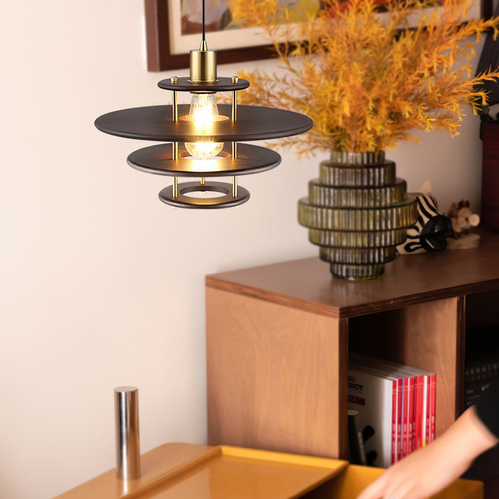Oakenina Wood Pendant Light-Moonnatur