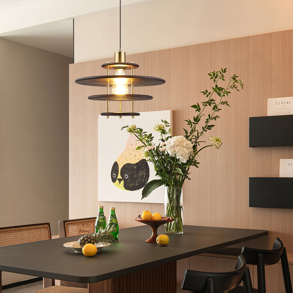 Oakenina Wood Pendant Light-Moonnatur
