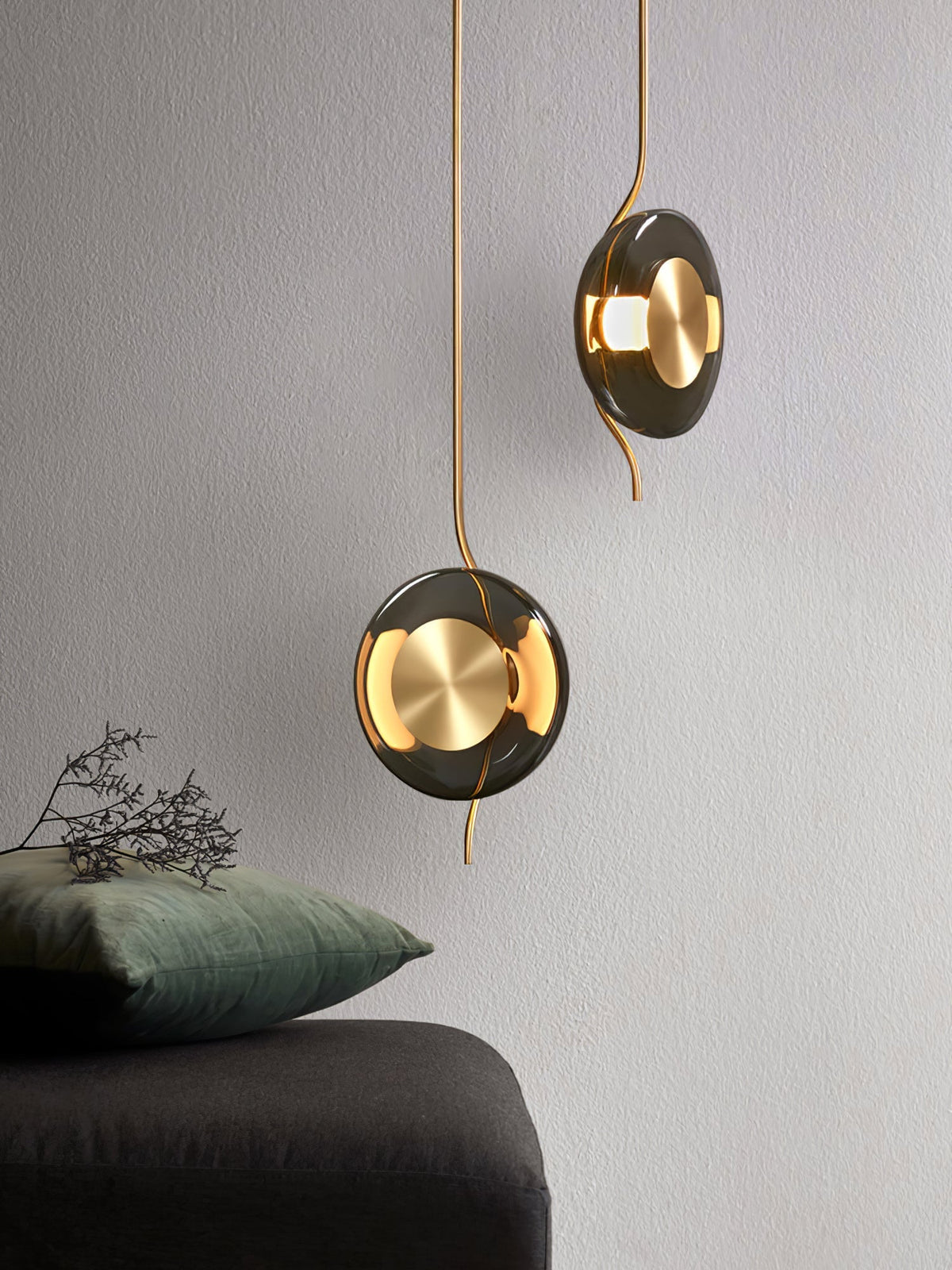 Virelle Glass Pendant Lamp-Moonnatur