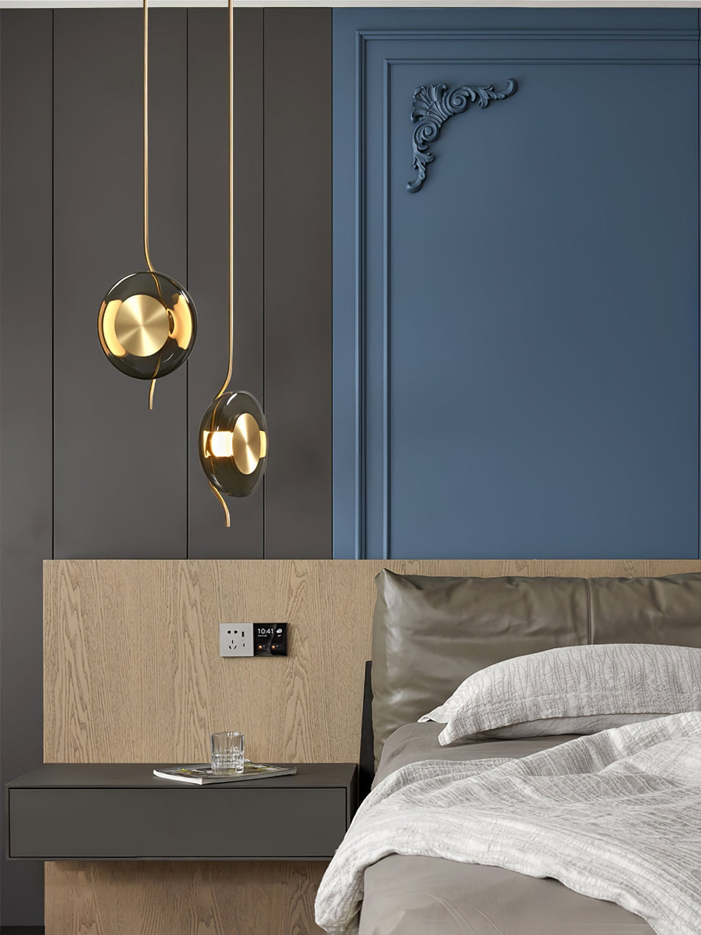 Virelle Glass Pendant Lamp-Moonnatur
