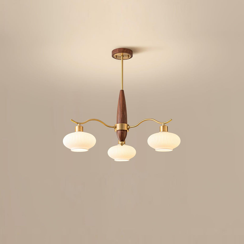 Hildenfield Glass Chandelier-Moonnatur
