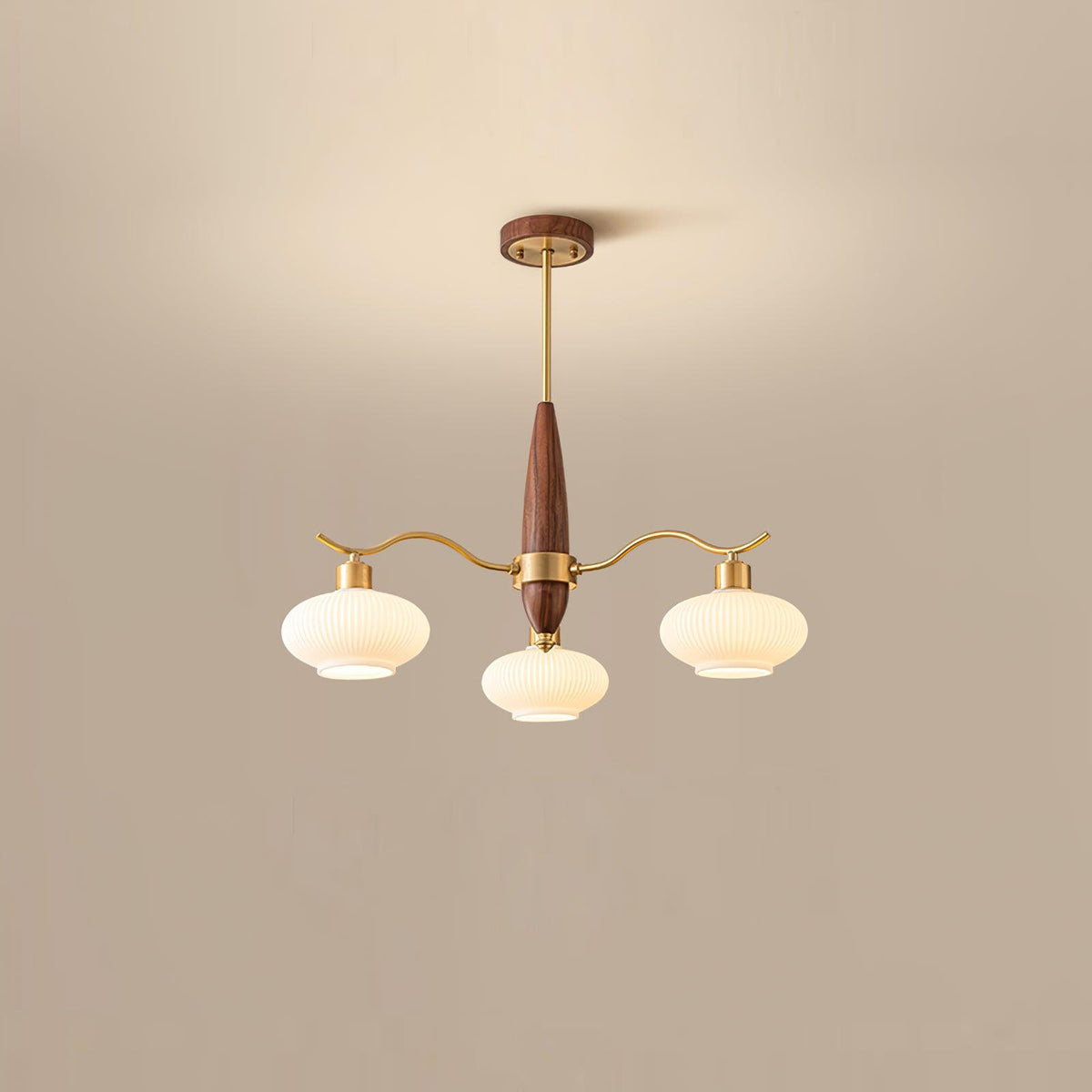 Hildenfield Glass Chandelier-Moonnatur