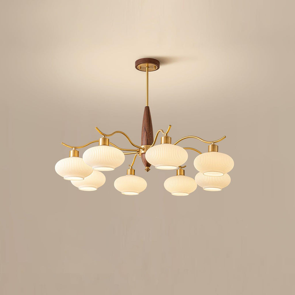 Hildenfield Glass Chandelier-Moonnatur