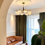 Hildenfield Glass Chandelier-Moonnatur