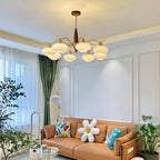 Hildenfield Glass Chandelier-Moonnatur
