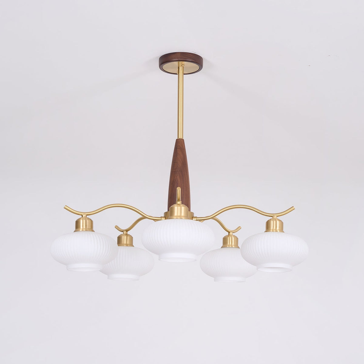 Hildenfield Glass Chandelier-Moonnatur