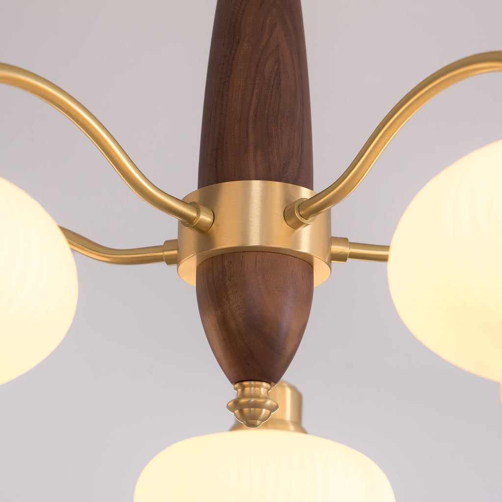 Hildenfield Glass Chandelier-Moonnatur
