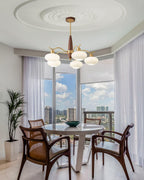 Hildenfield Glass Chandelier-Moonnatur