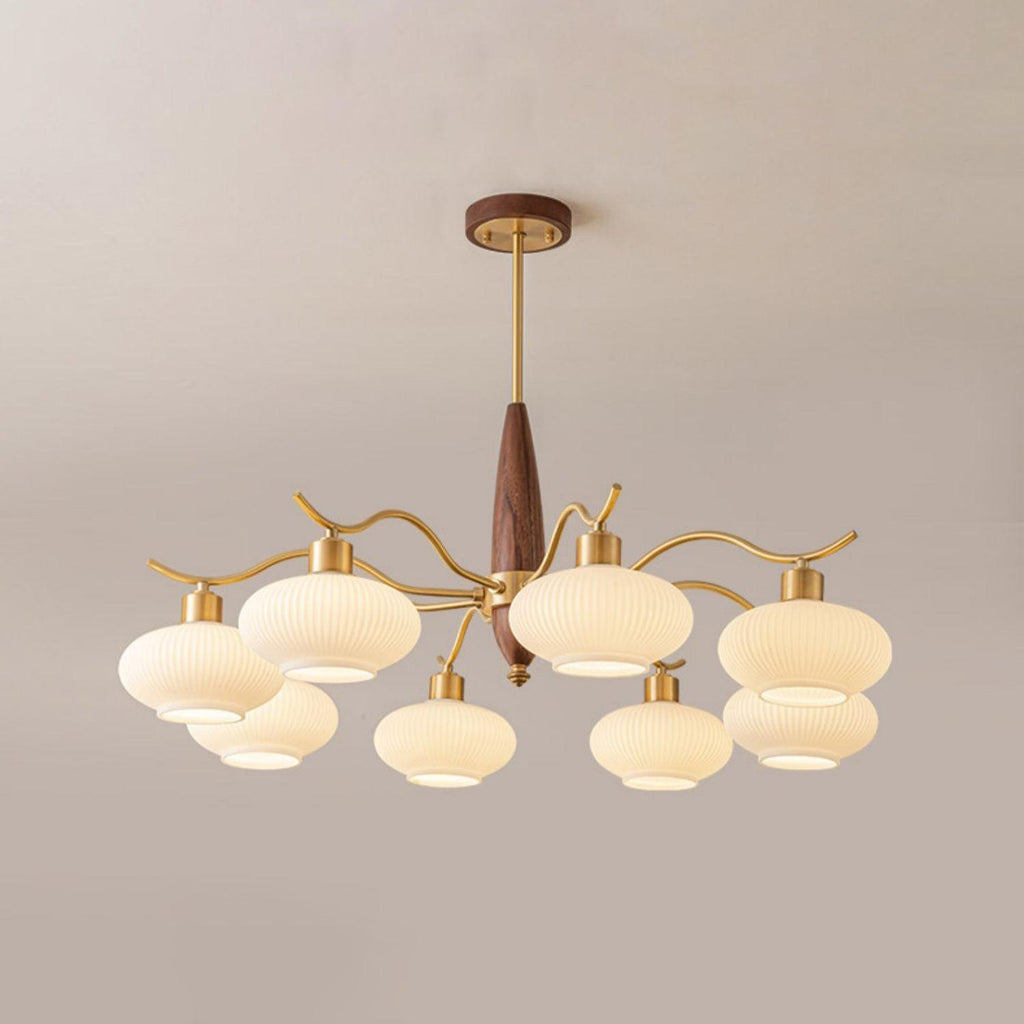 Hildenfield Glass Chandelier-Moonnatur