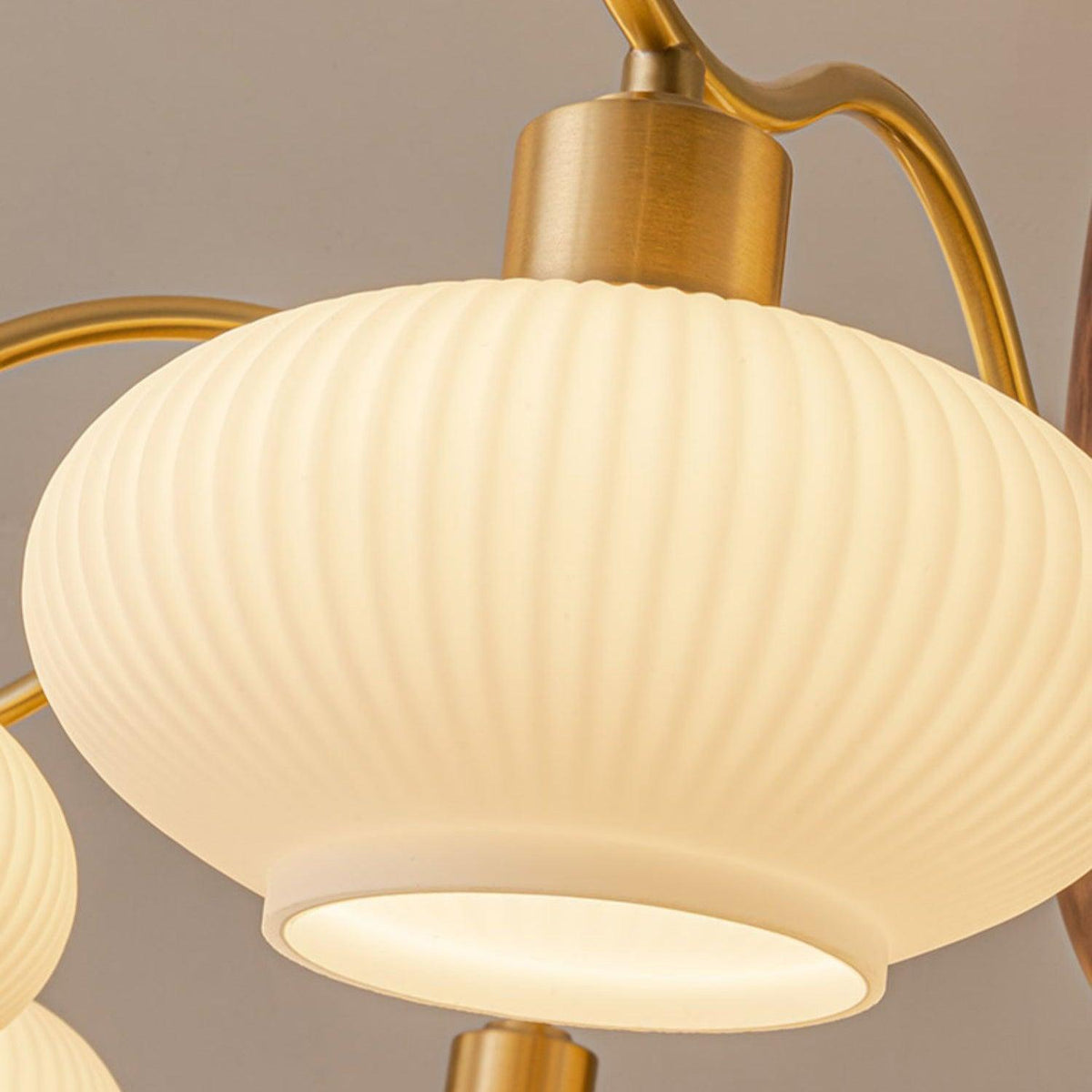 Hildenfield Glass Chandelier-Moonnatur
