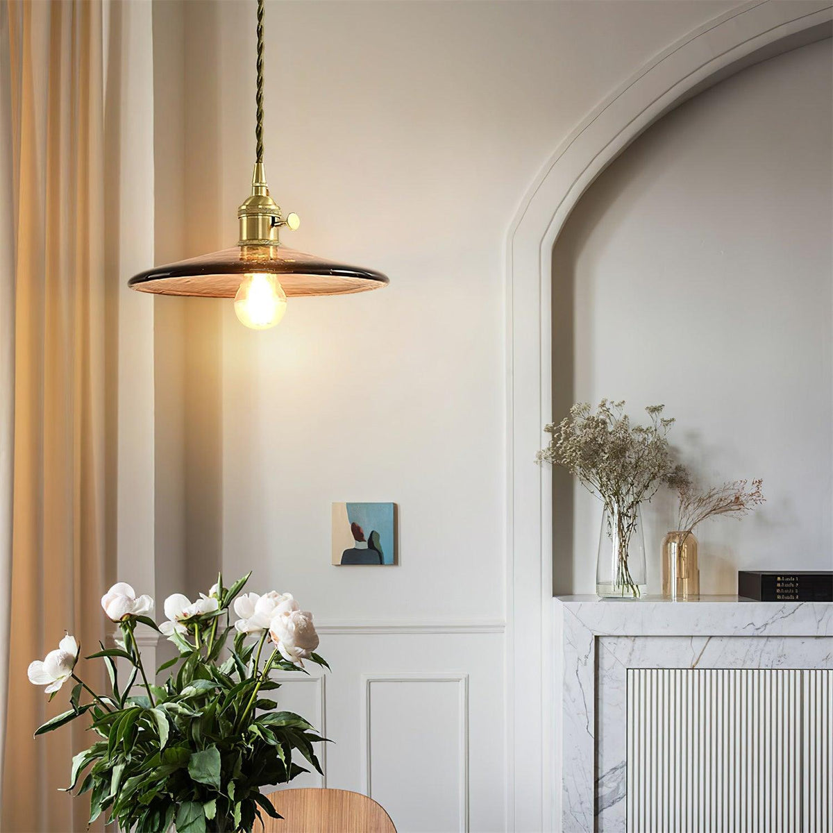 Weldenvale Glass Pendant Light-Moonnatur