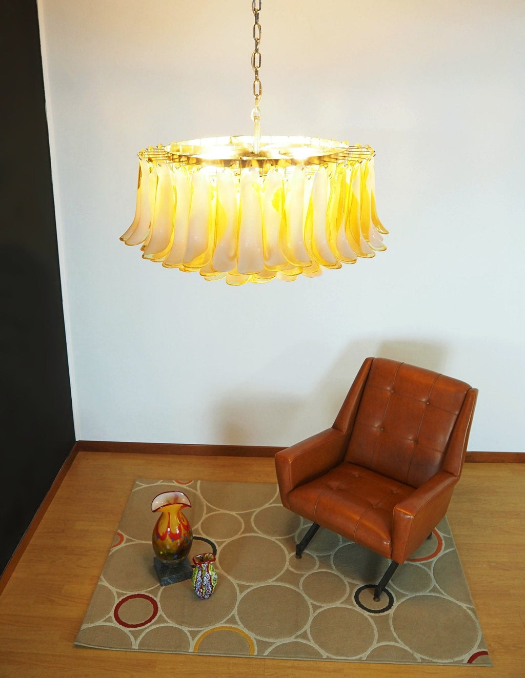 Ulvenara Glass Chandelier-Moonnatur