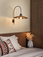 Seldenora Fabric Wall Light-Moonnatur