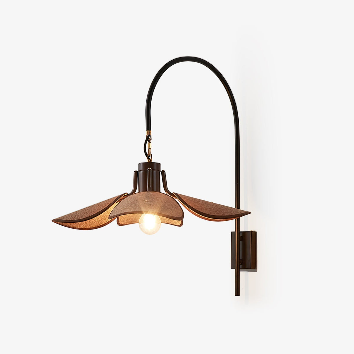 Seldenora Fabric Wall Light-Moonnatur
