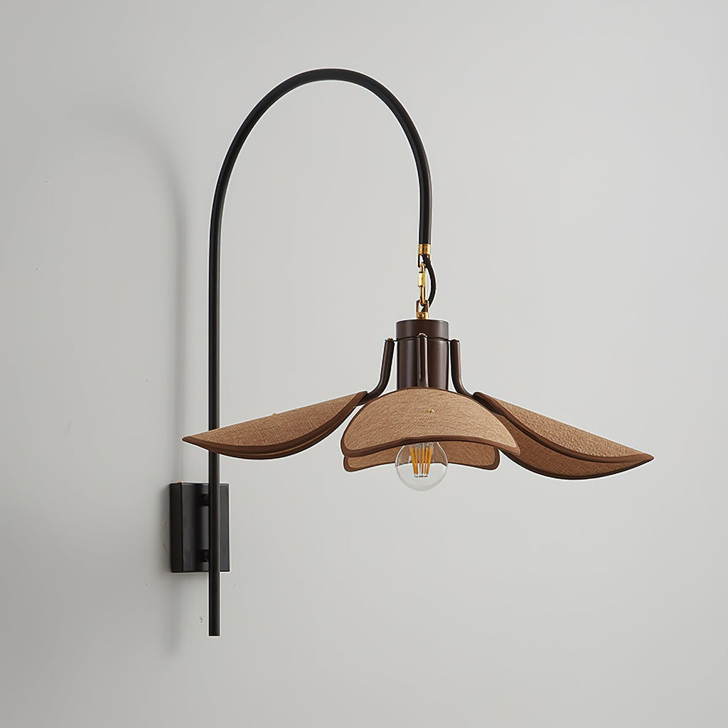 Seldenora Fabric Wall Light-Moonnatur