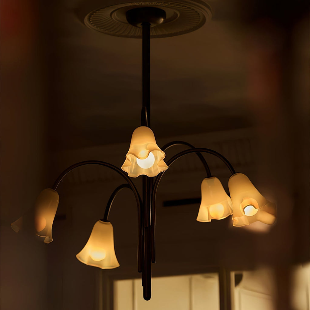 Beldenbrook Glass Chandelier-Moonnatur