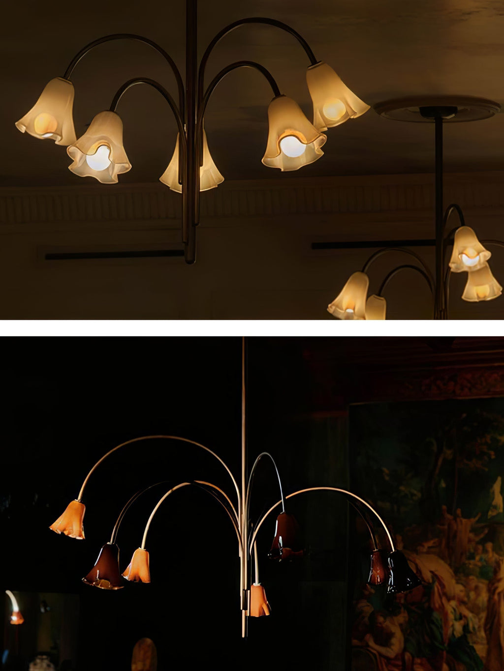 Beldenbrook Glass Chandelier-Moonnatur