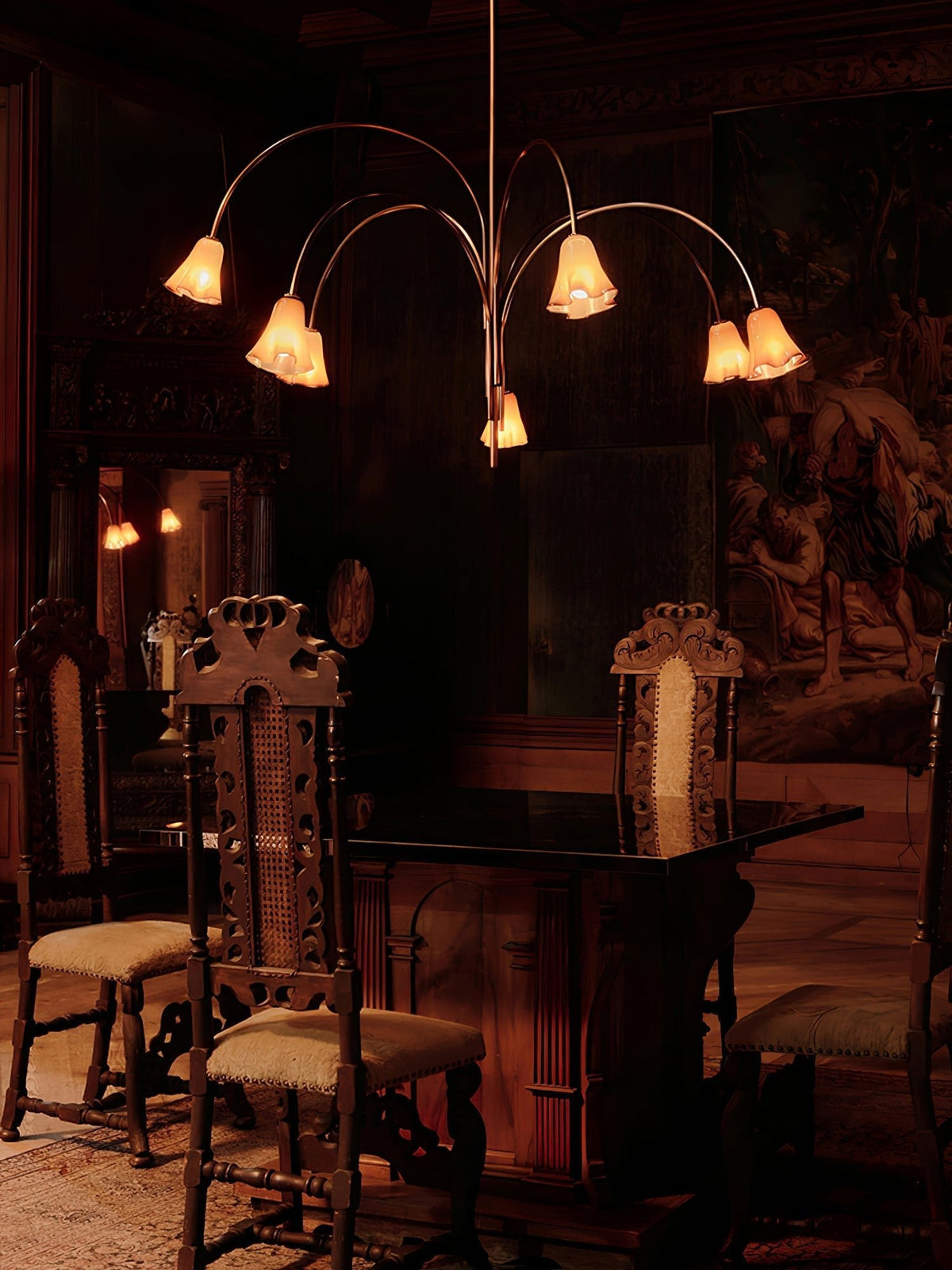 Beldenbrook Glass Chandelier-Moonnatur