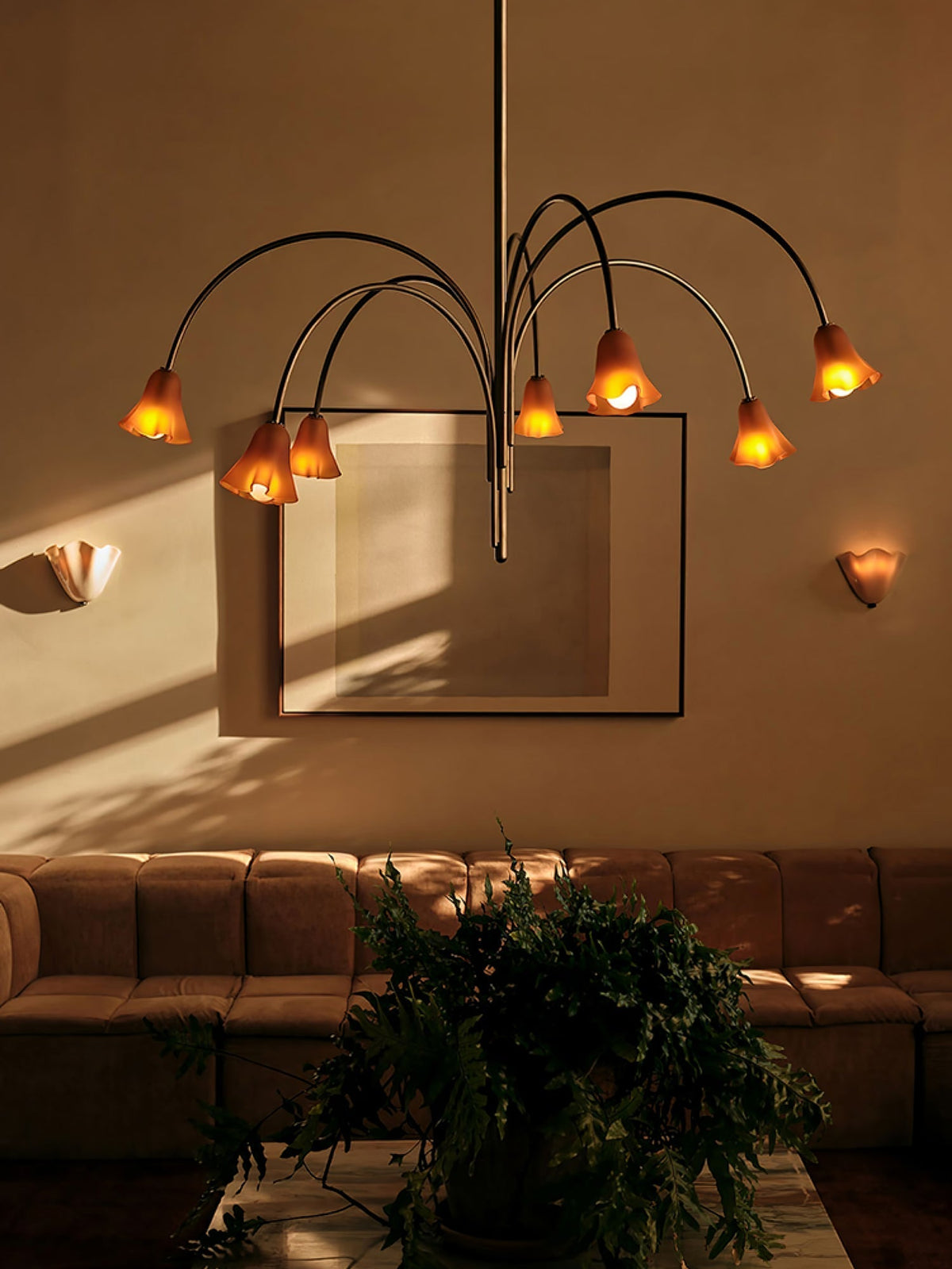 Beldenbrook Glass Chandelier-Moonnatur