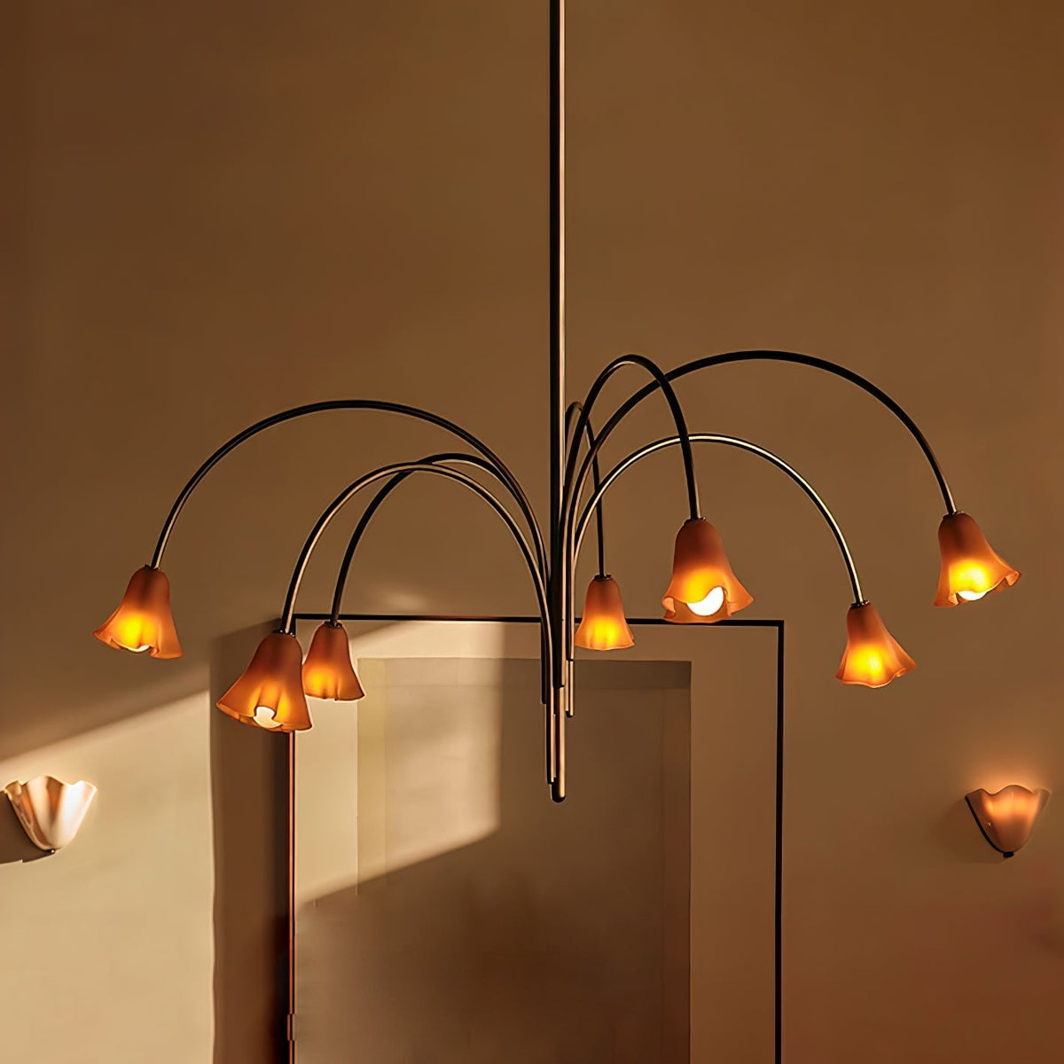 Beldenbrook Glass Chandelier-Moonnatur
