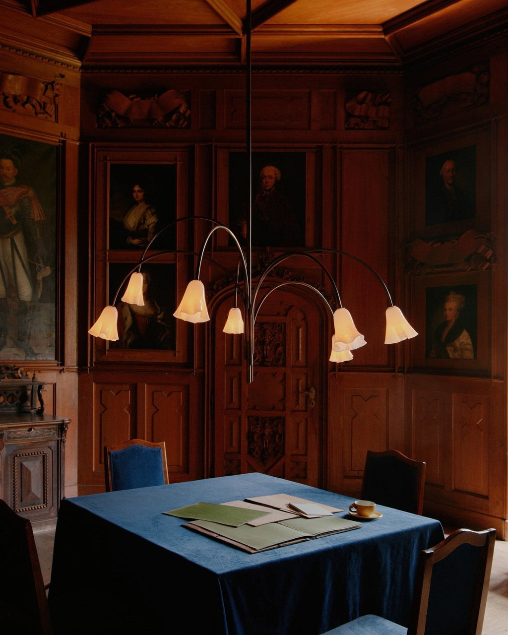 Beldenbrook Glass Chandelier-Moonnatur