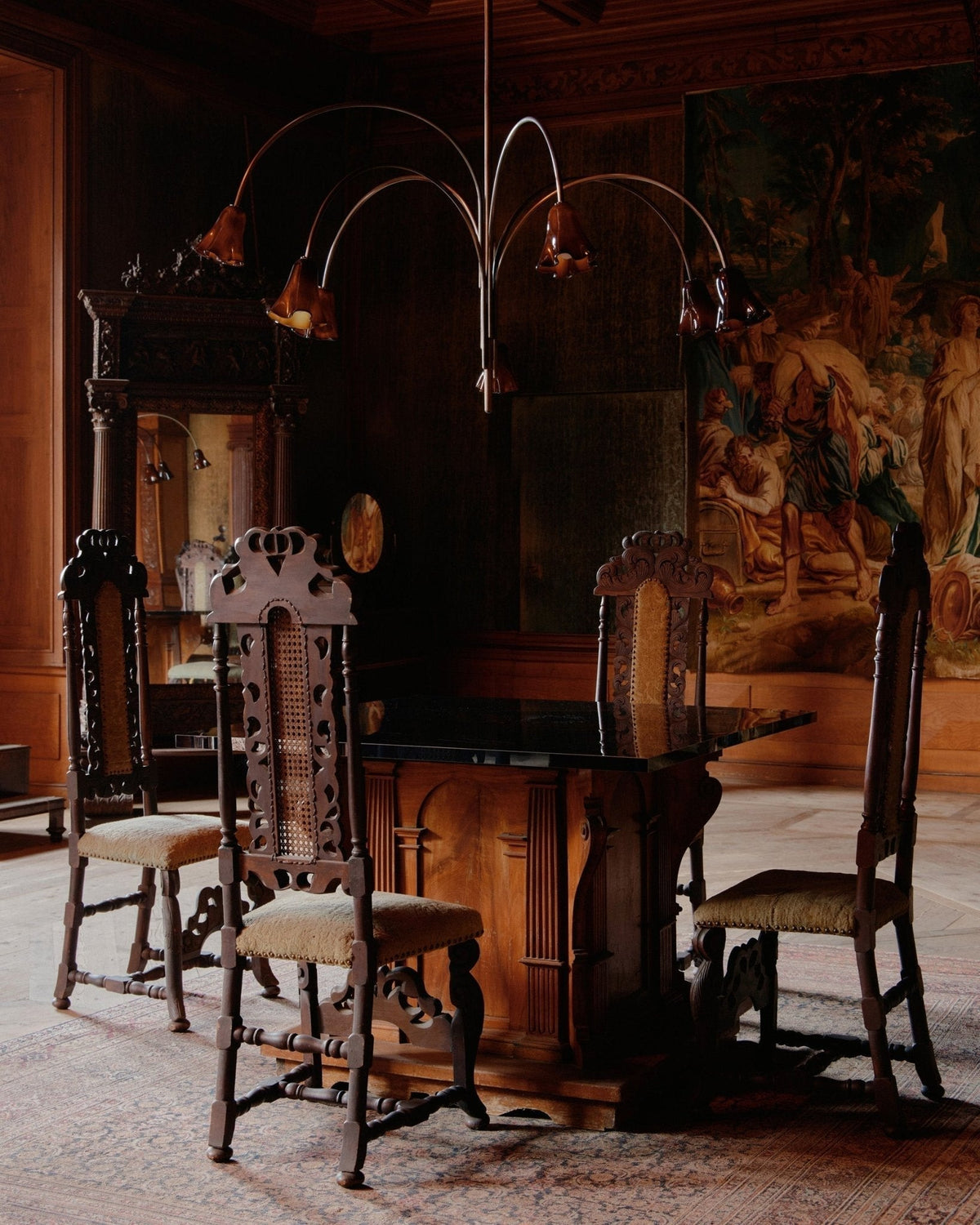 Beldenbrook Glass Chandelier-Moonnatur