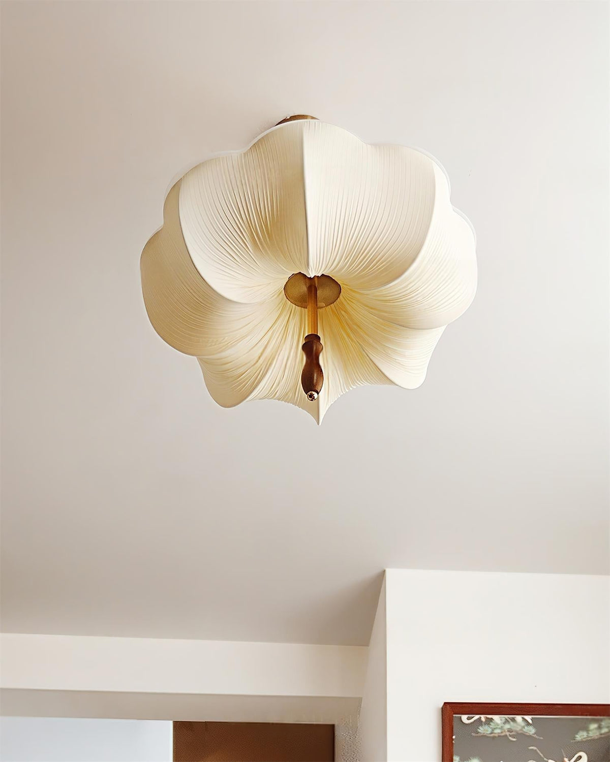 Casteroria Fabric Ceiling Light-Moonnatur