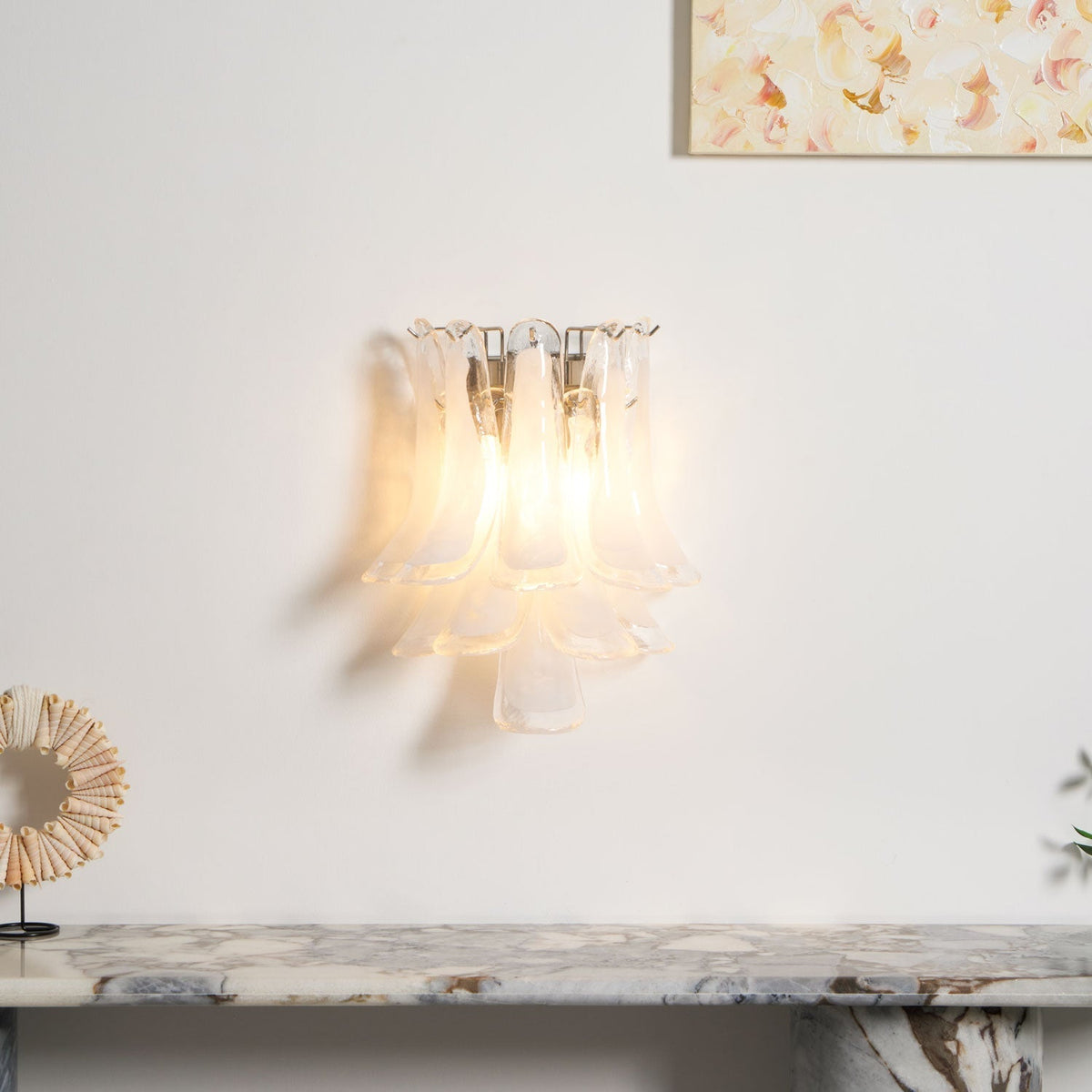 Hildenmere Glass Wall Light-Moonnatur