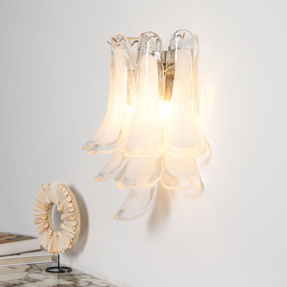 Hildenmere Glass Wall Light-Moonnatur