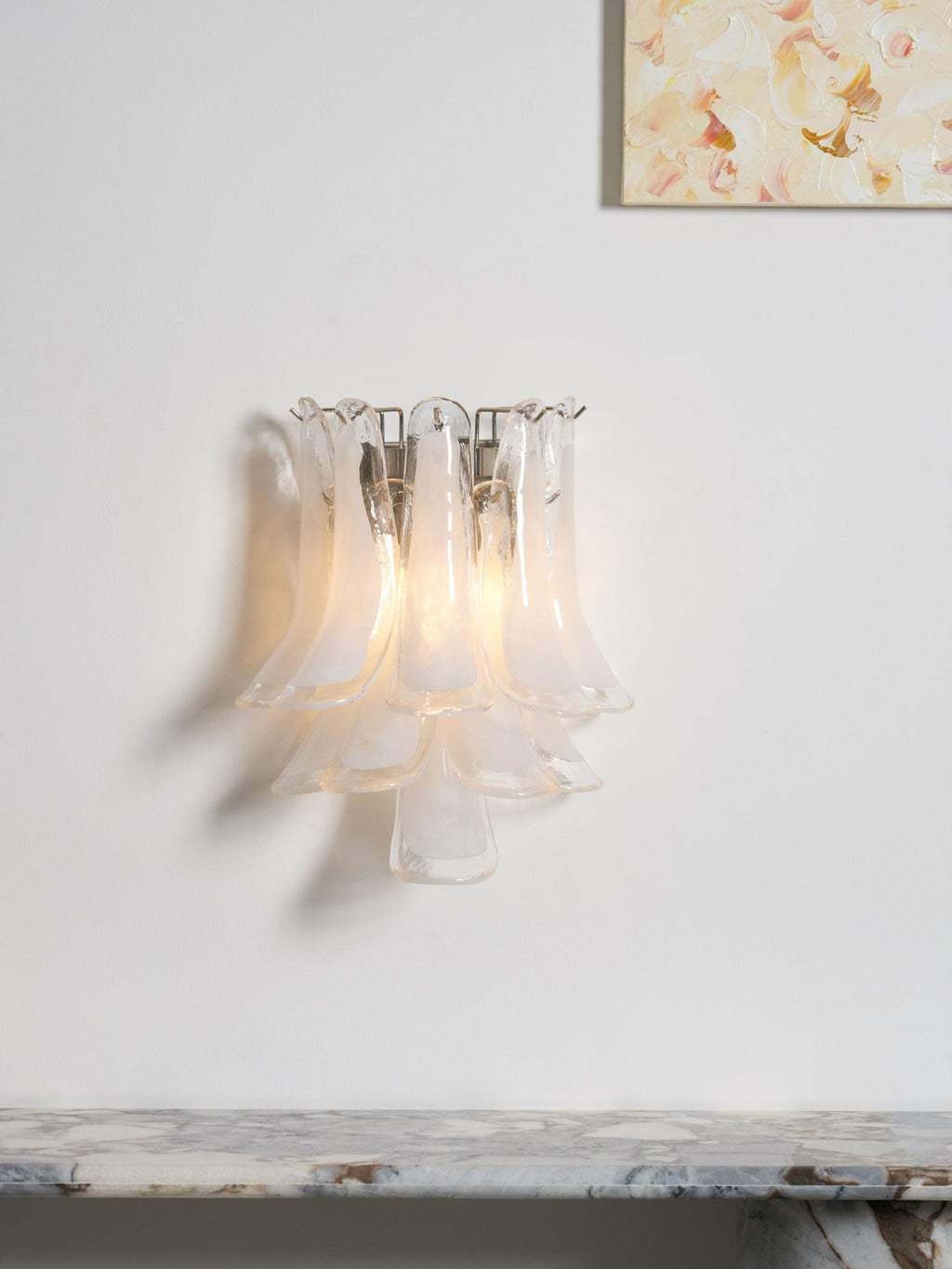 Hildenmere Glass Wall Light-Moonnatur