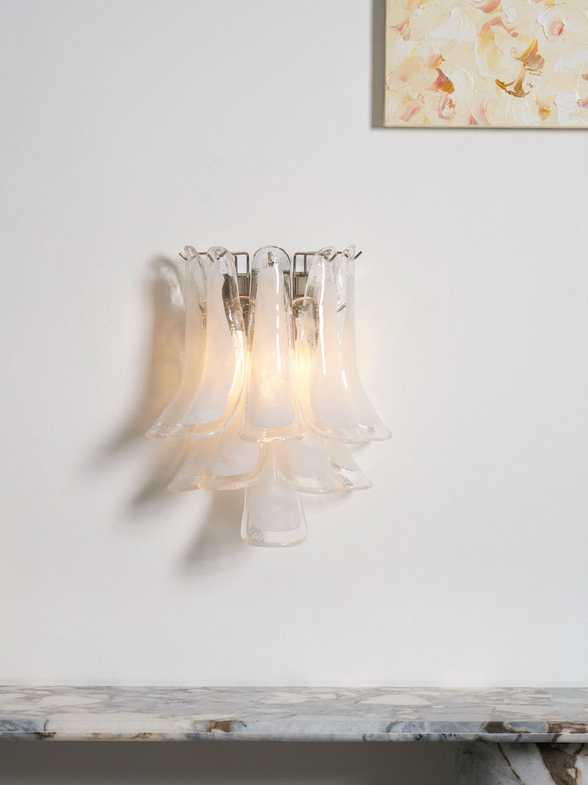 Hildenmere Glass Wall Light-Moonnatur