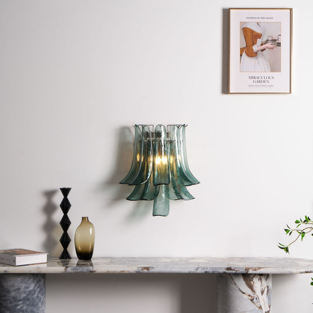 Hildenmere Glass Wall Light-Moonnatur