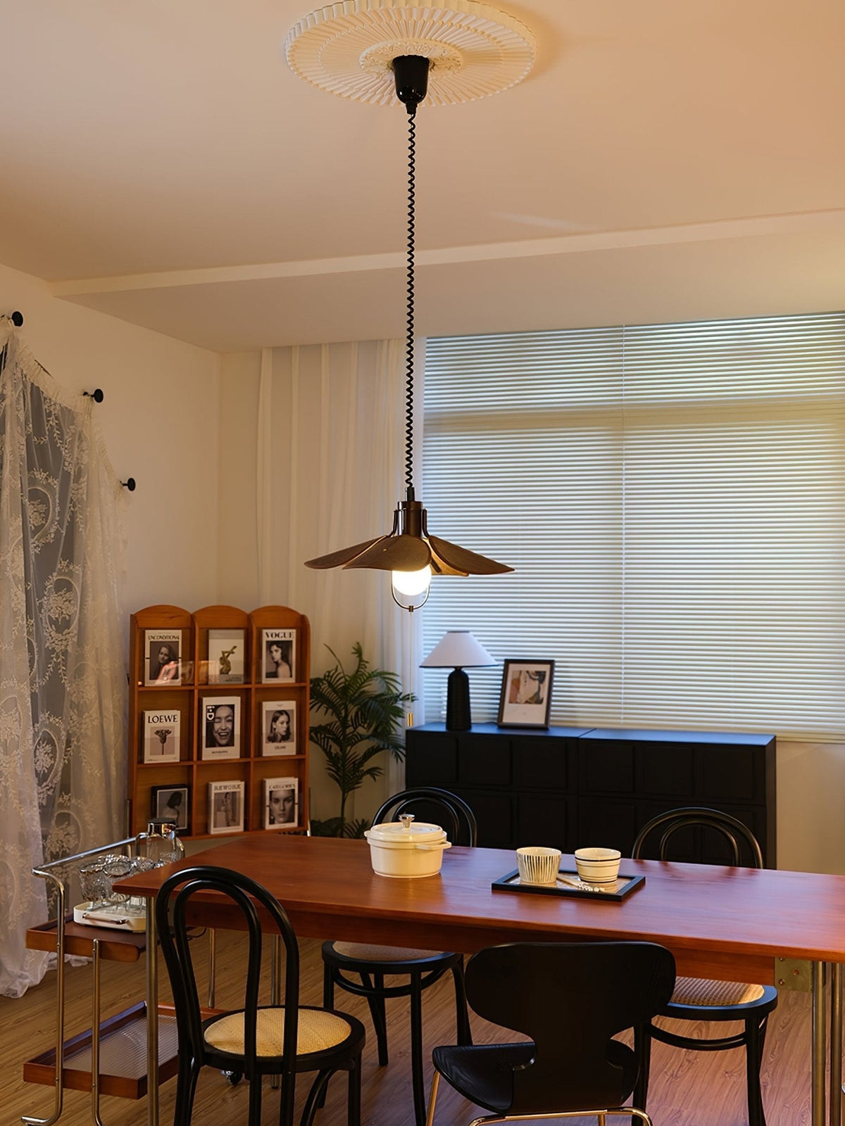 Galenelle Linen Pendant Light-Moonnatur