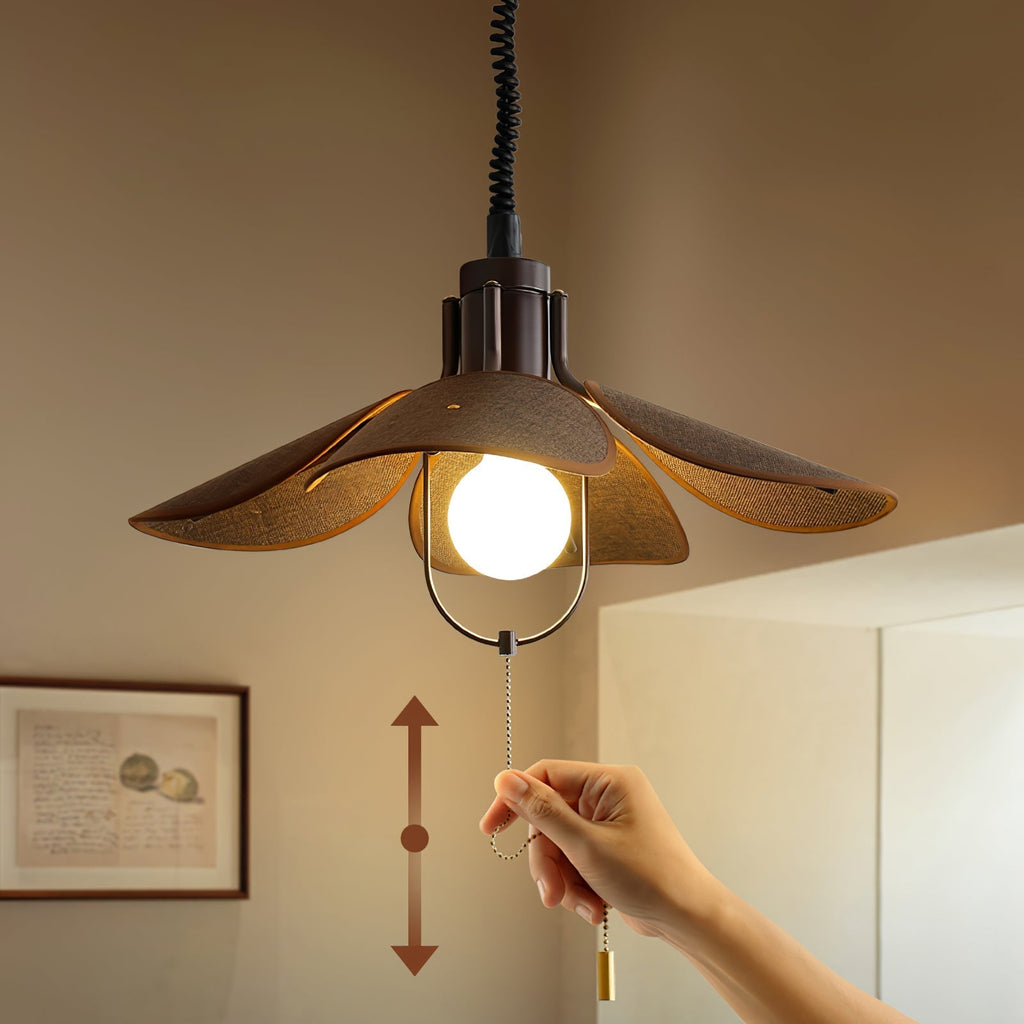 Galenelle Linen Pendant Light-Moonnatur