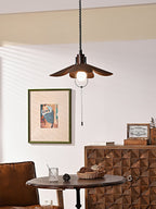 Galenelle Linen Pendant Light-Moonnatur