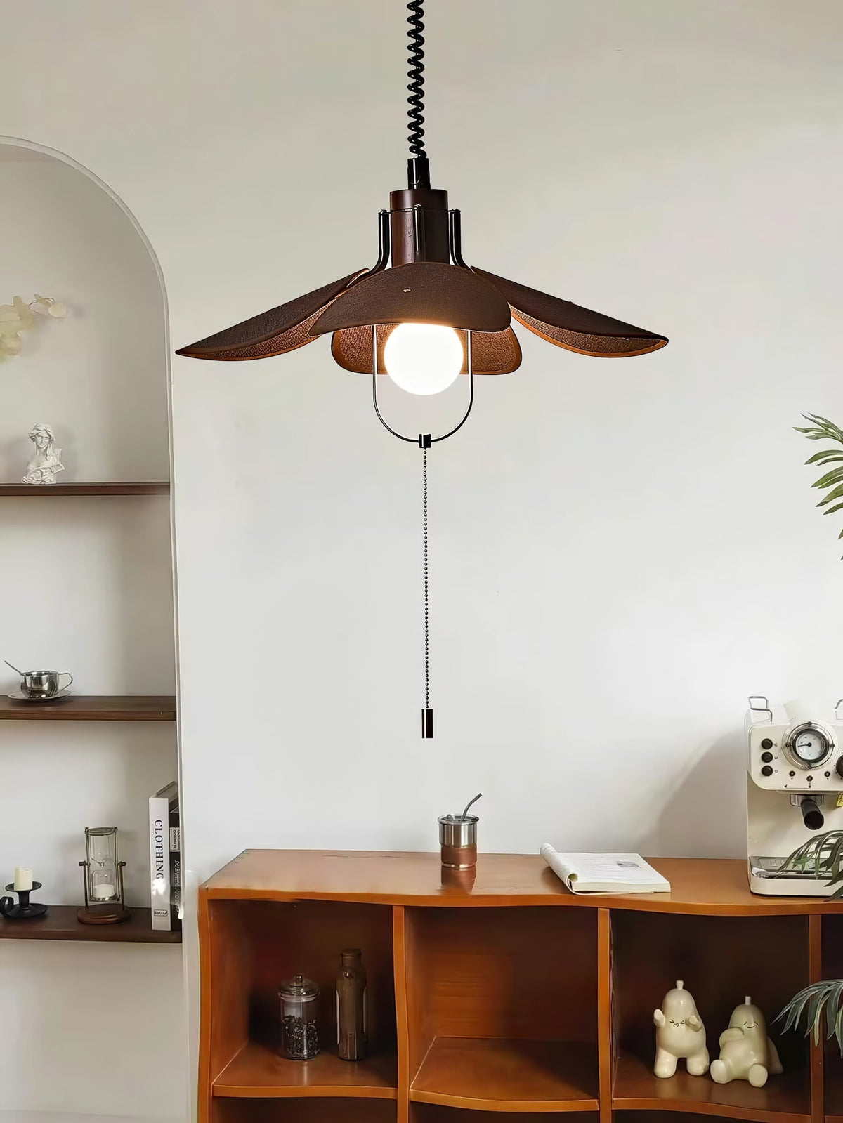 Galenelle Linen Pendant Light-Moonnatur