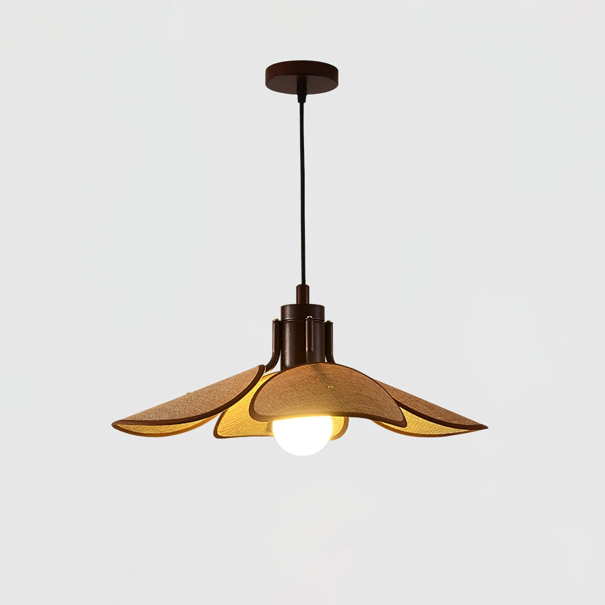 Galenelle Linen Pendant Light-Moonnatur