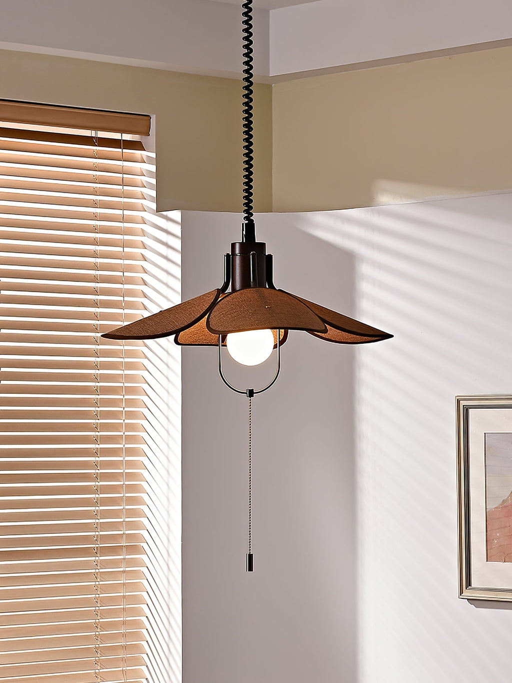 Galenelle Linen Pendant Light-Moonnatur